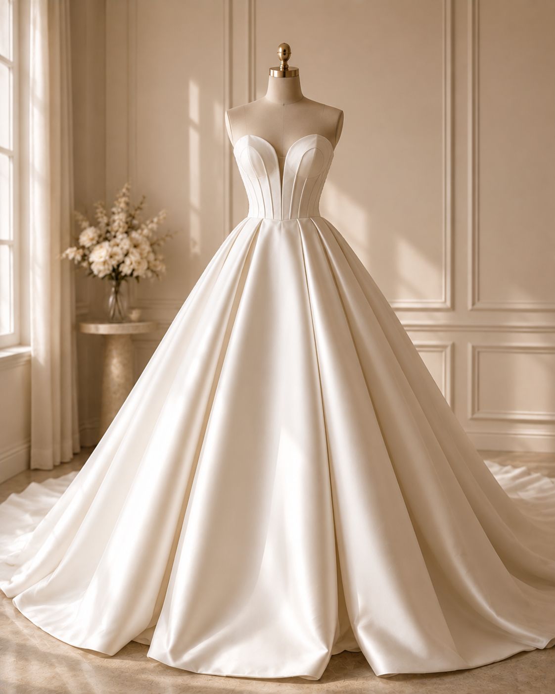 Ballgown wedding gown