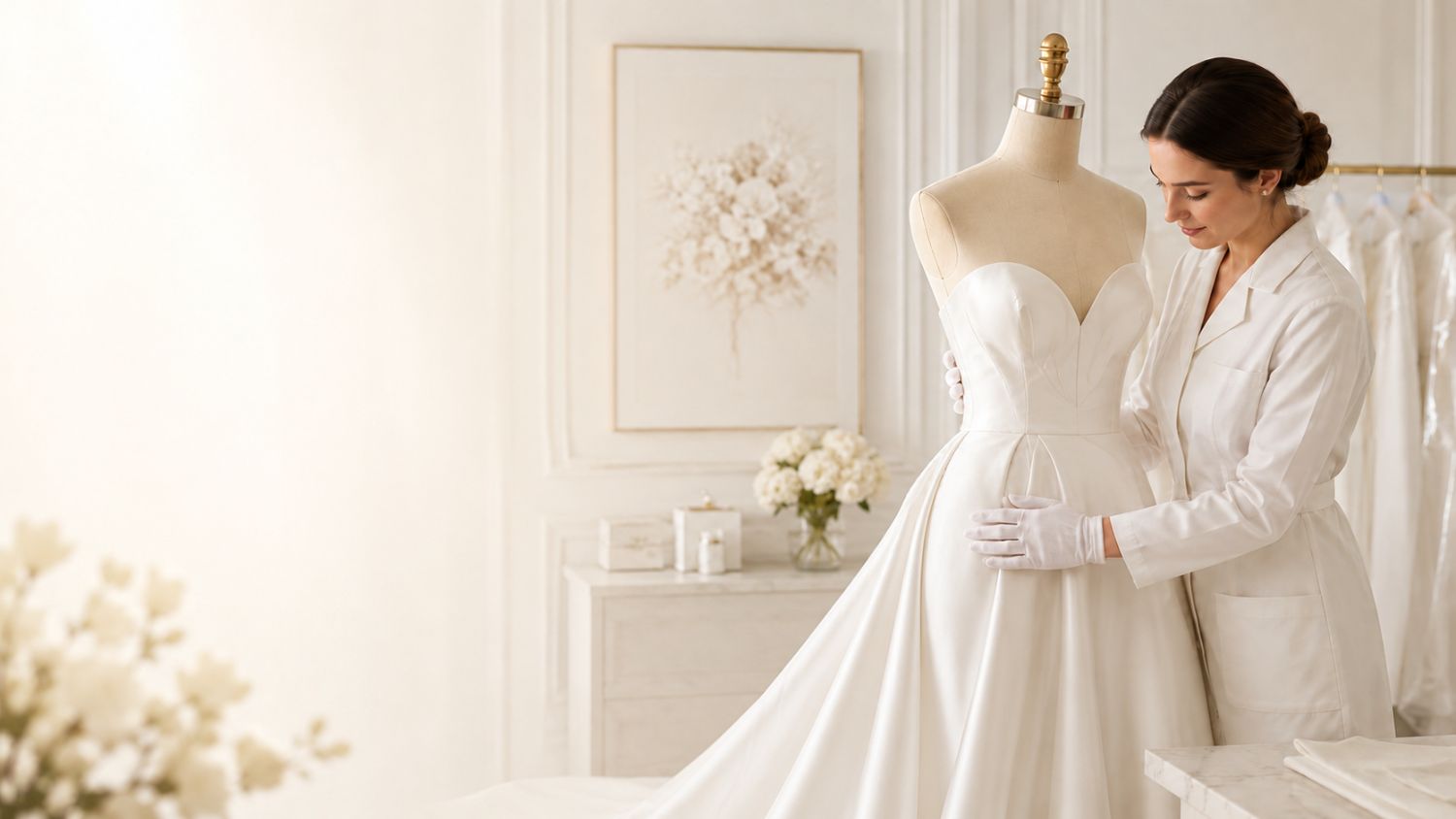 Preserved wedding gown